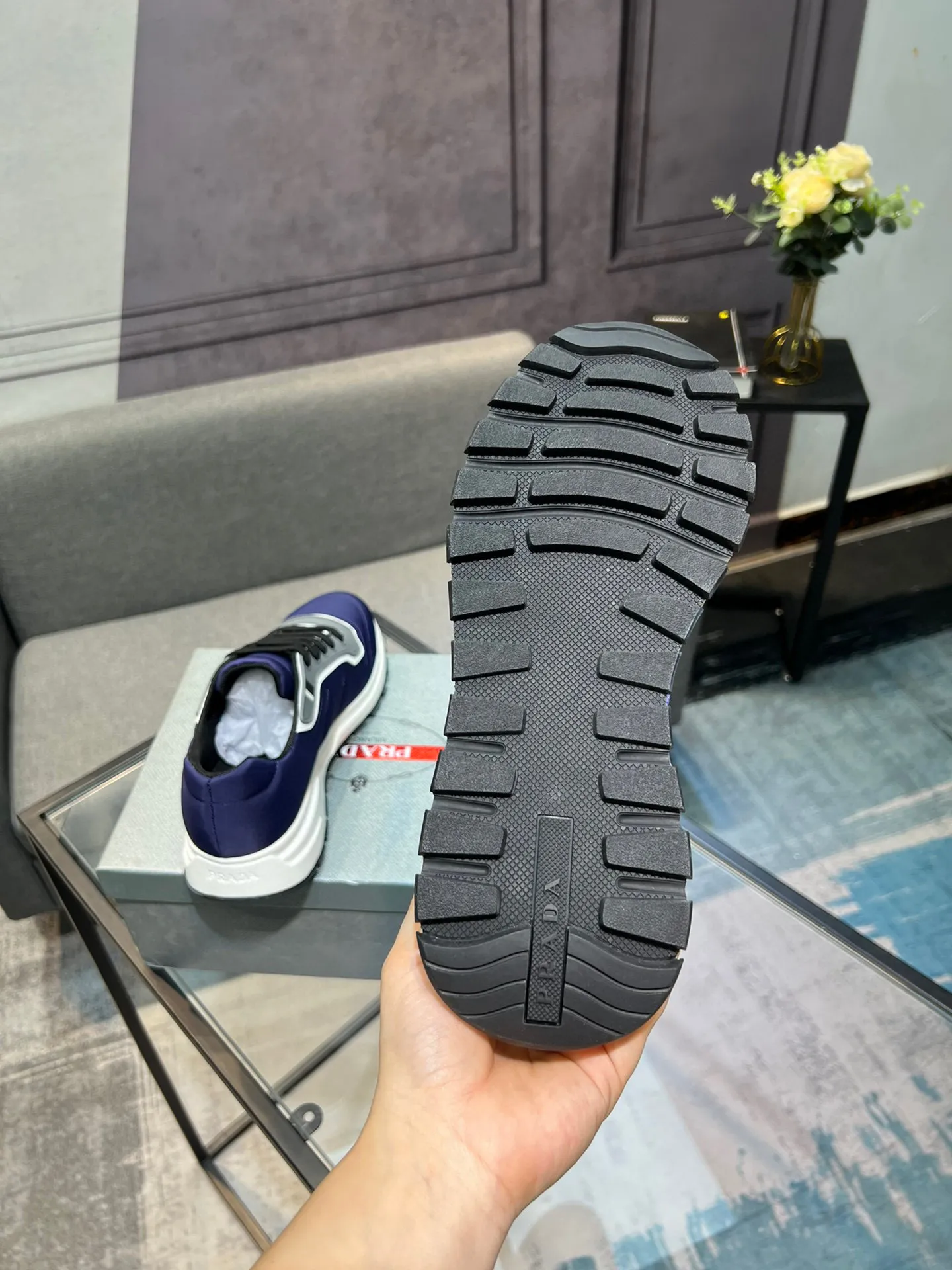 Men's shoes 💰540 PRADA "Prada" casual shoes Regular size: 38-44 (45 can be customized) Product material: Selected cowhide material, genuine leather lining, original outsole